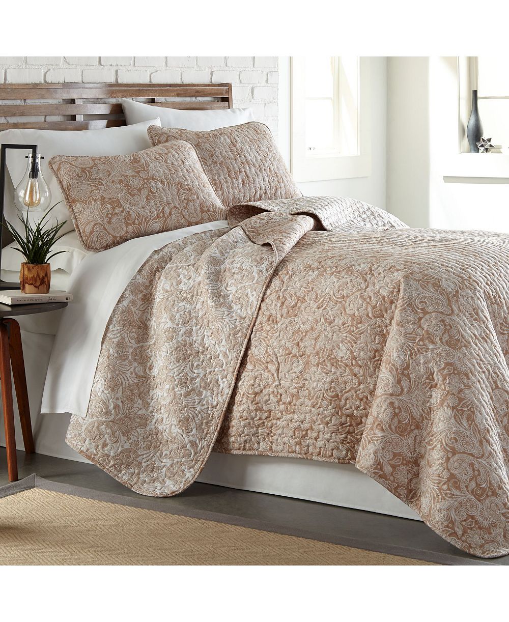 Комплект стеганых одеял Southshore Fine Linens Boho Paisley Lightweight Reversible
