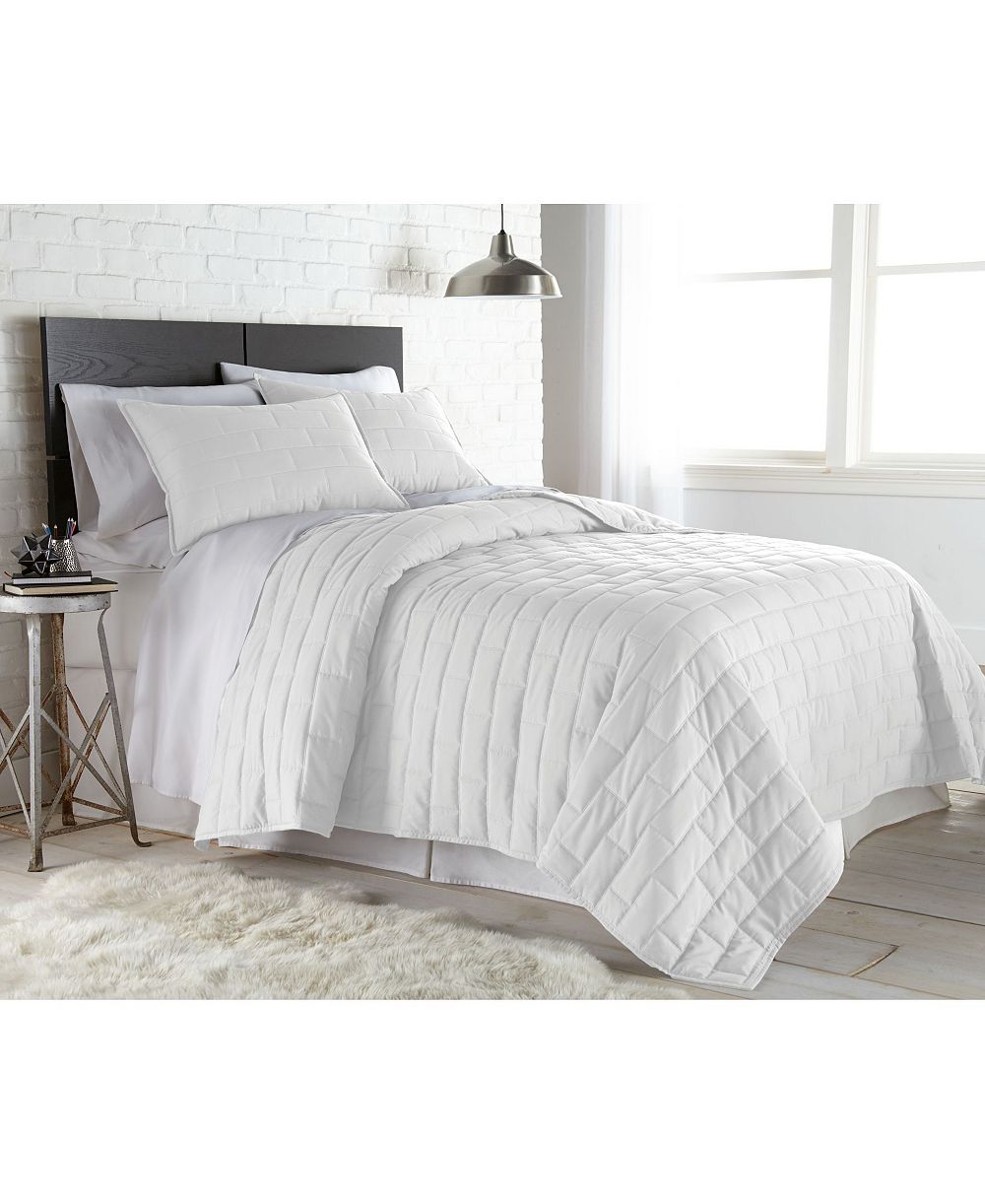 Комплект из 3 предметов Southshore Fine Linens Brickhouse Farmhouse Quilt Set, Full/Queen