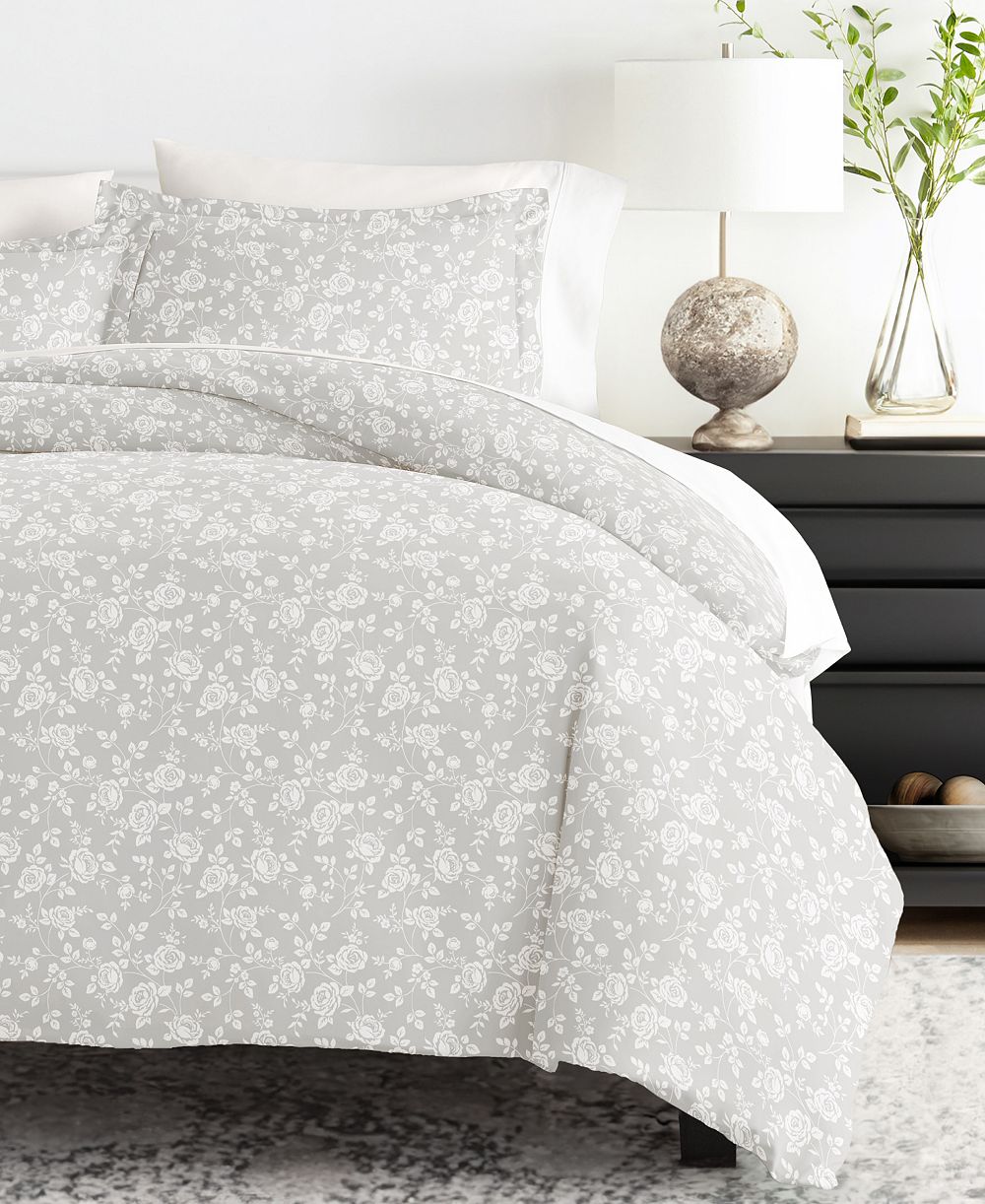 Lucid Dreams Patterned Duvet Cover Set by The Home Collection, Queen/Full