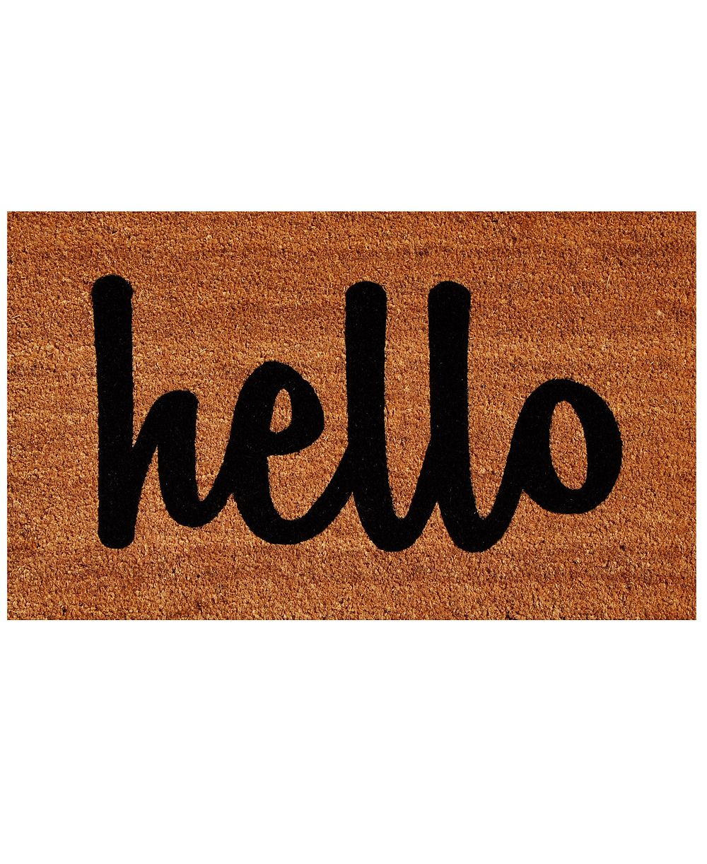Коврик для ног Home & More Hello Script, 24" x 36"
