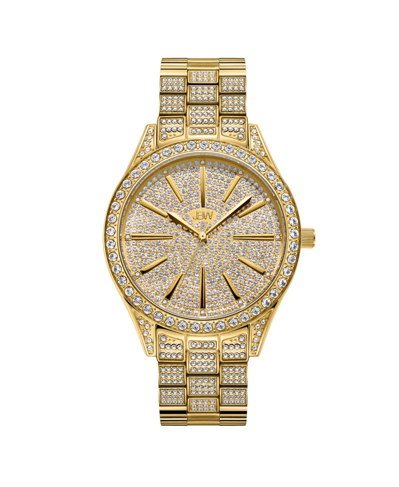 Часы Jbw Women's Cristal Diamond (1/8 ct.t.w.) 18k Gold Plated Stainless Steel