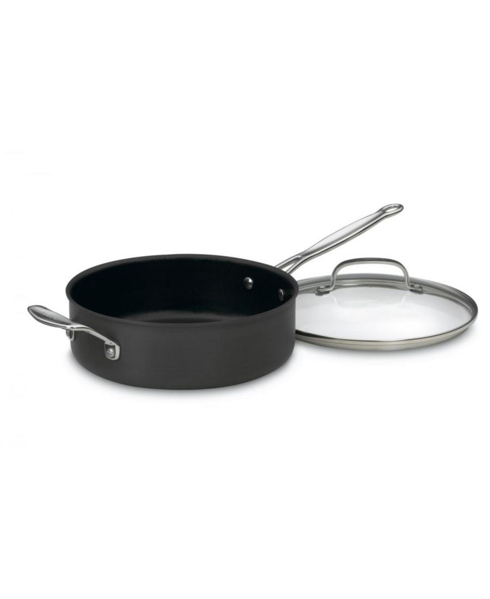 Cuisinart Chefs Classic Hard Anodized 3.5-Qt. Saute Pan с крышкой