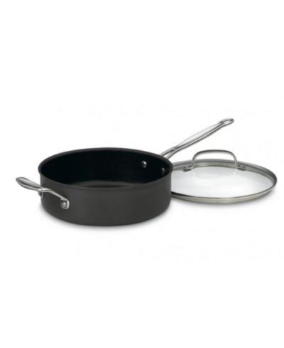 Cuisinart Chefs Classic Сковорода с антипригарным покрытием, 5.5-Qt., с крышкой