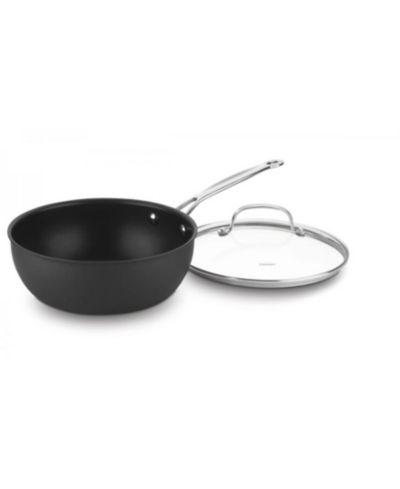 Сковорода Cuisinart Chefs Classic Hard Anodized 3-Qt. w/ Cover