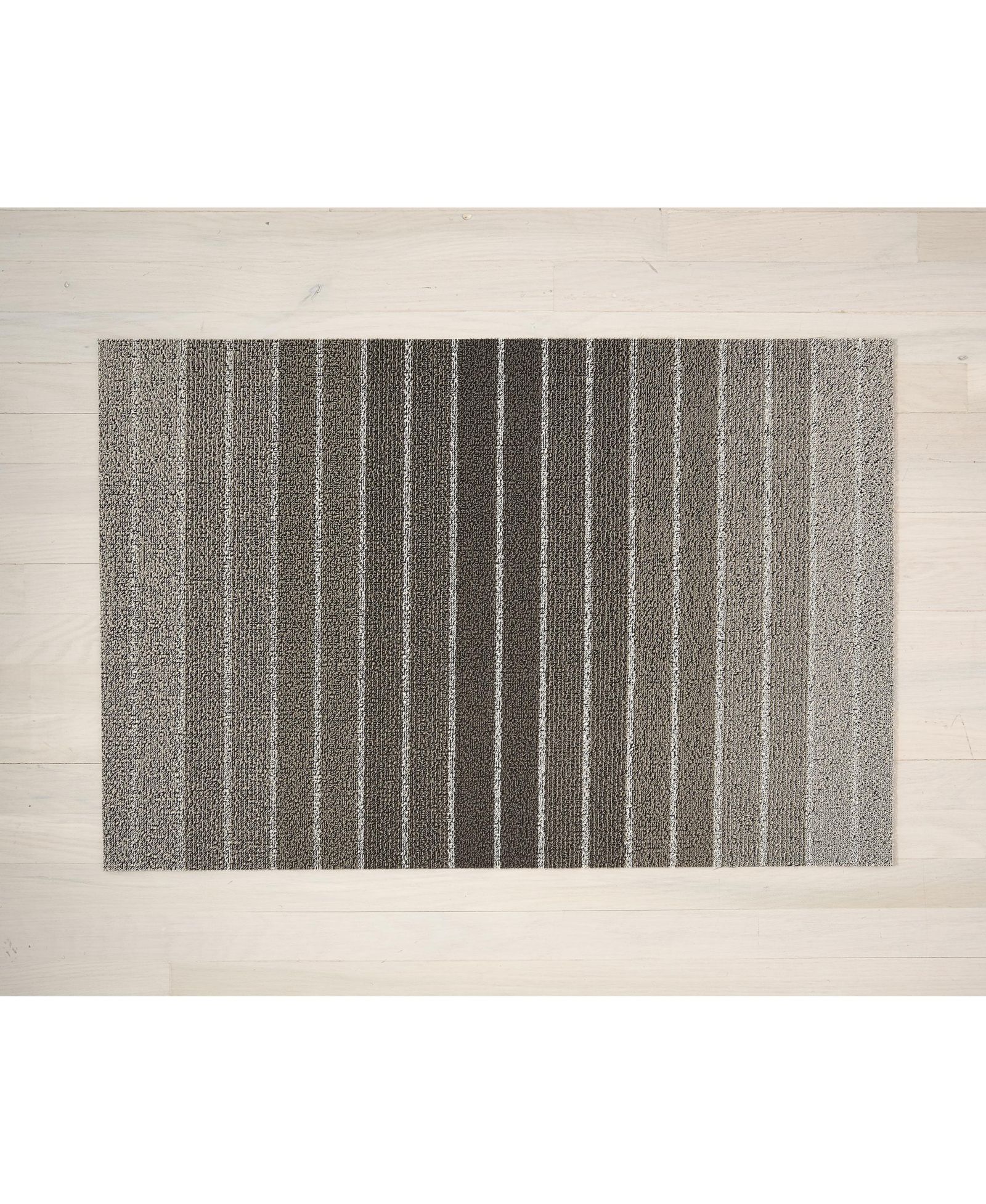 Chilewich Block Stripe Shag Doormat 18" x 28"