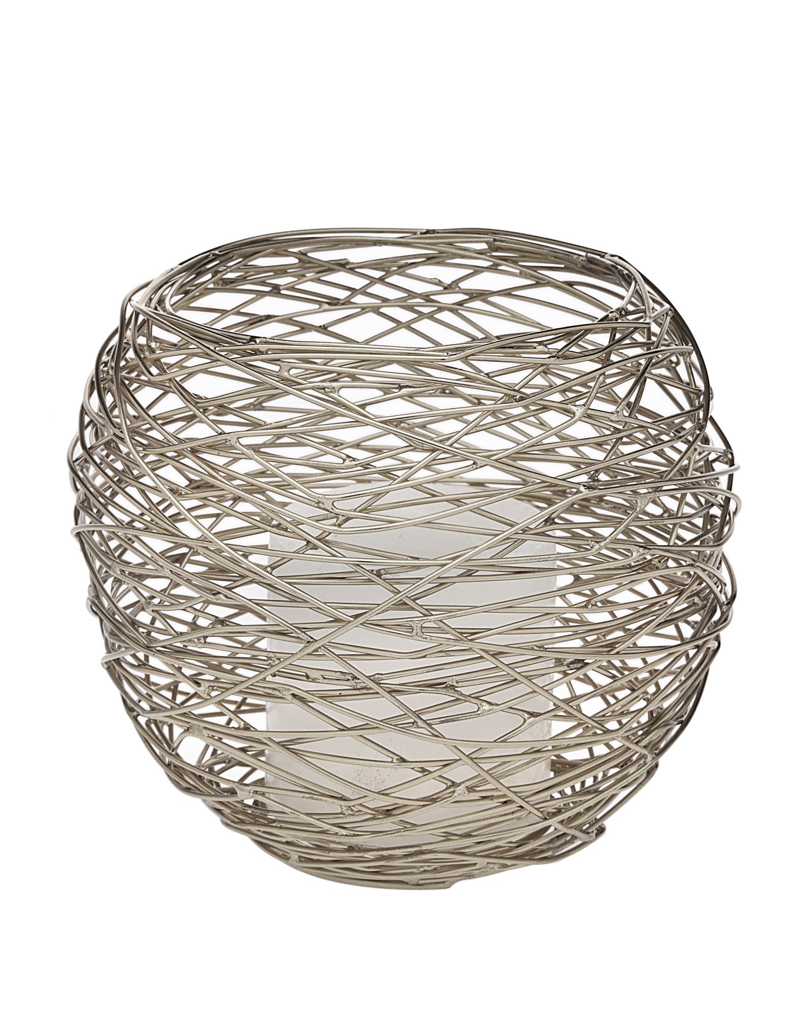 Godinger Large Round Voltive с никелевым покрытием