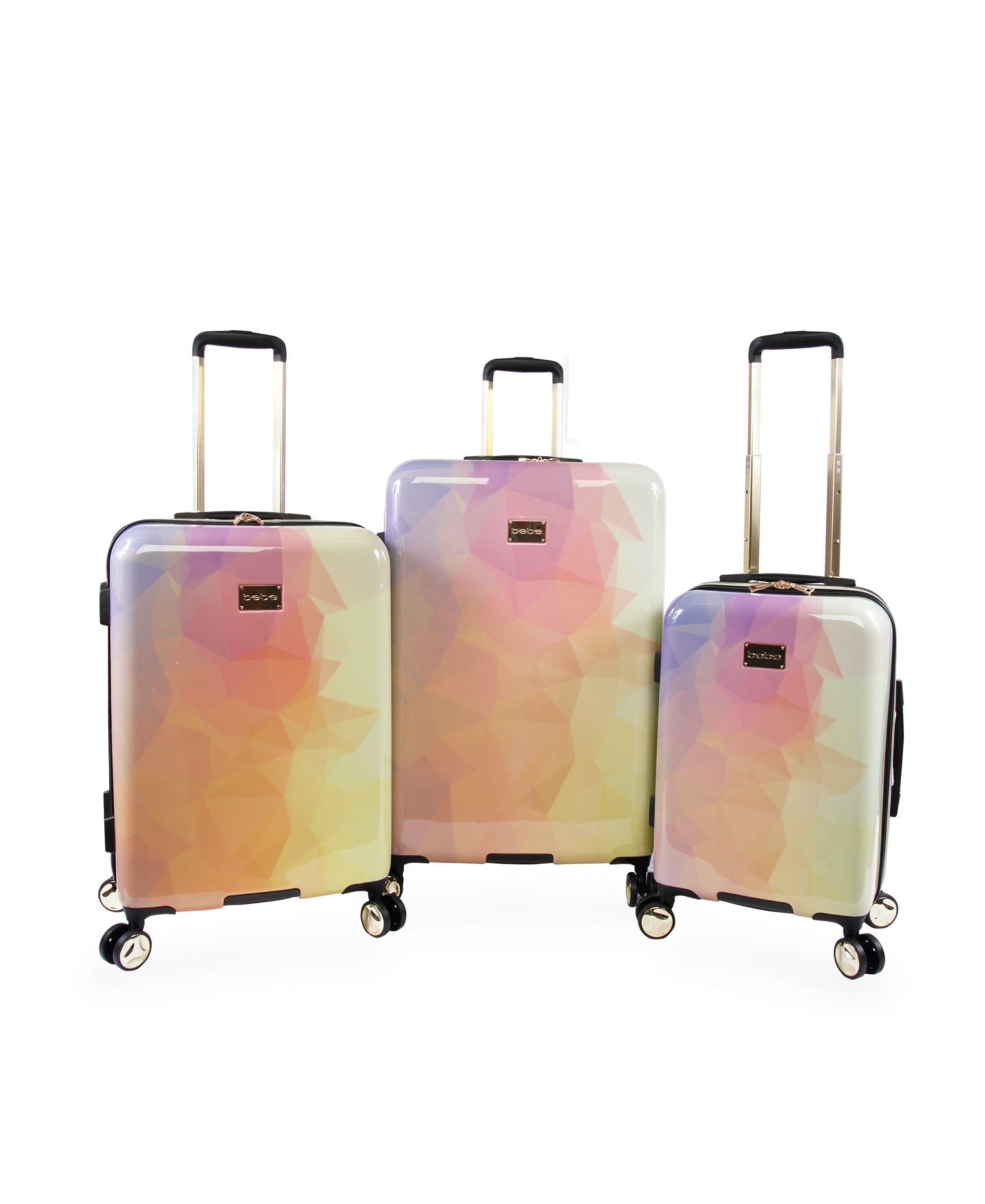Bebe Emma 3-Pc. Hardside Luggage Set