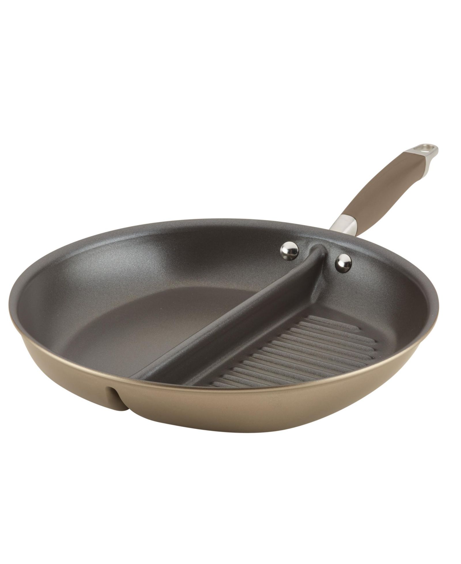 Сковорода-гриль Anolon Advanced Home Hard-Anodized Nonstick Divided, 12.5"