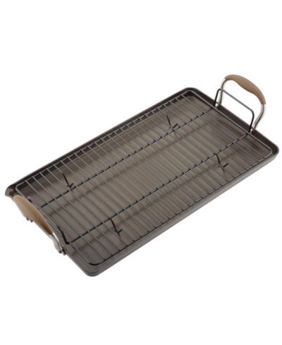 Anolon, антипригарная двойная сковорода-гриль Advanced Home Hard-Anodized, 10" x 18"