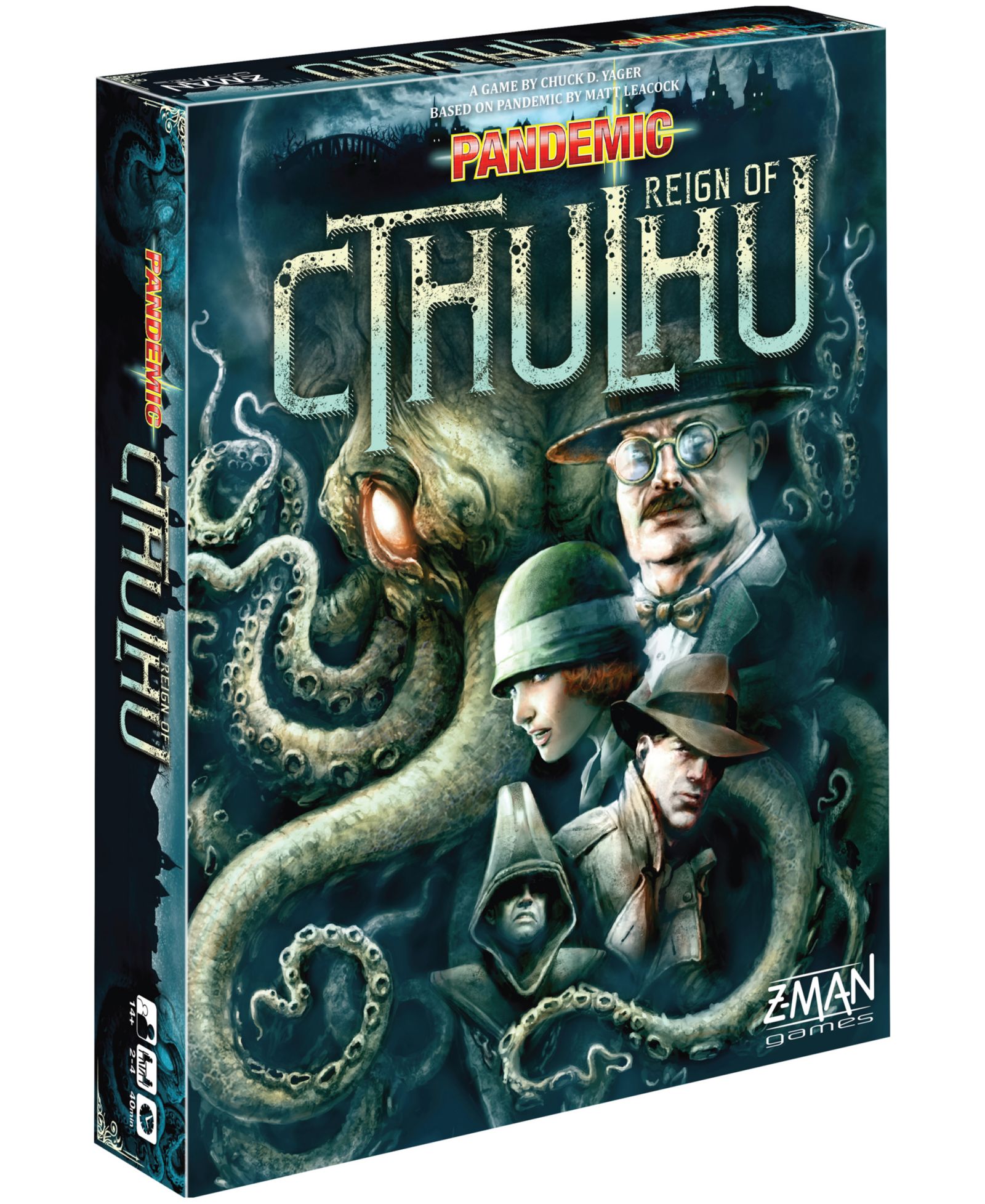 Настольная игра Z-Man Games Pandemic: Reign of Cthulhu, 14+