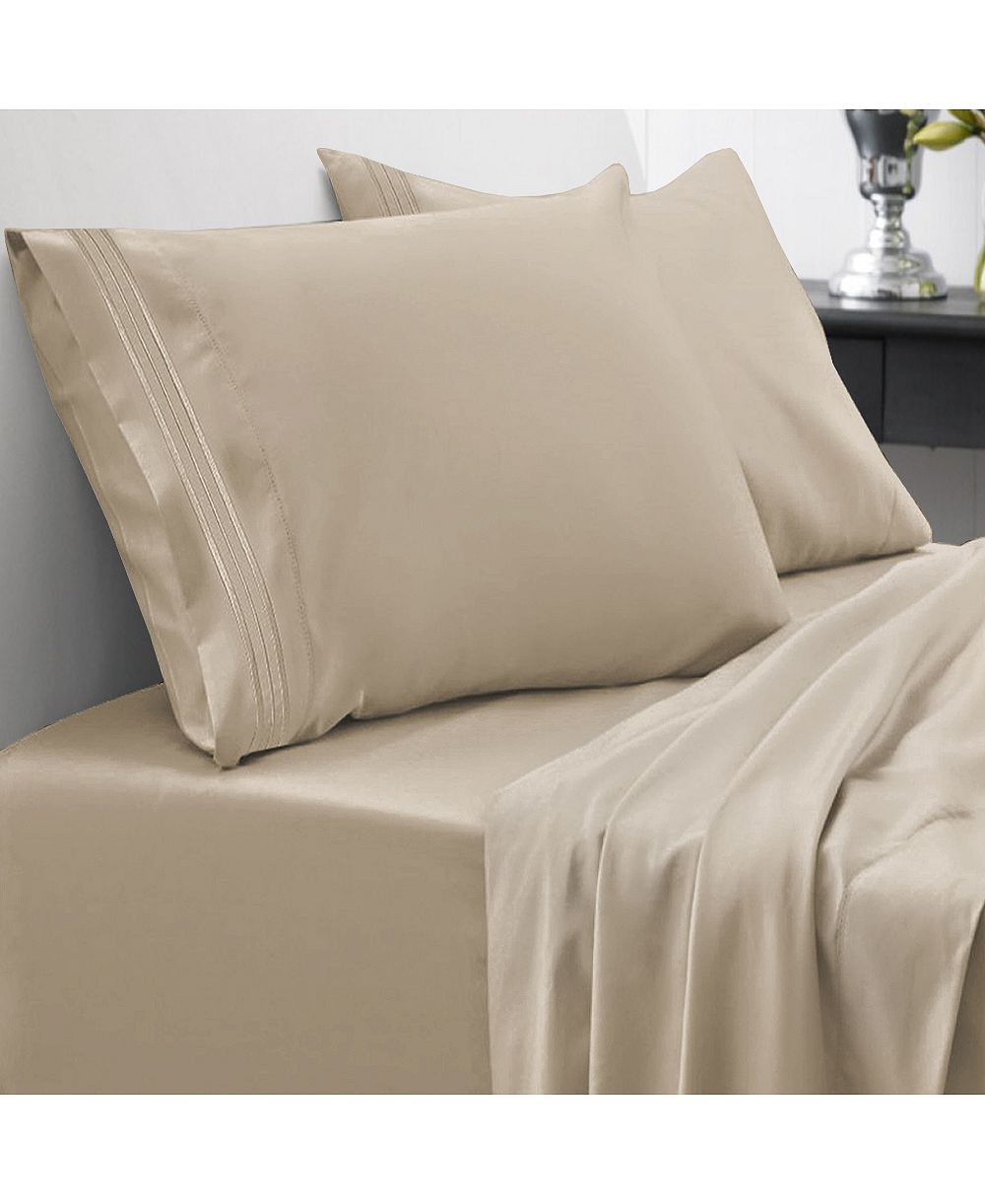 Sweet Home Collection Microfiber 4-Pc. Sheet Set, Queen