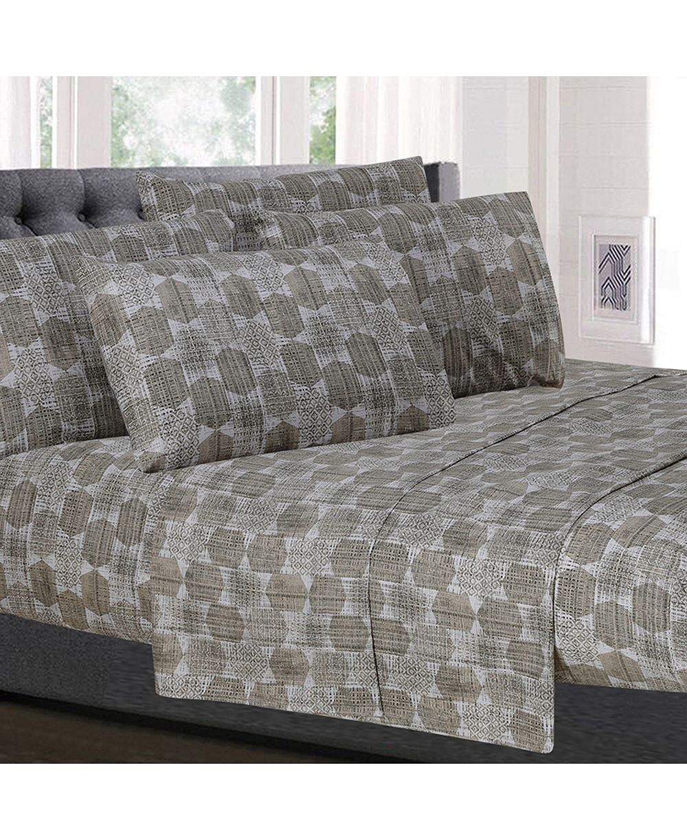 Sweet Home Collection Printed 6-Pc. Sheet Set, King