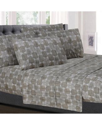 Sweet Home Collection Printed 6-Pc. Sheet Set, King