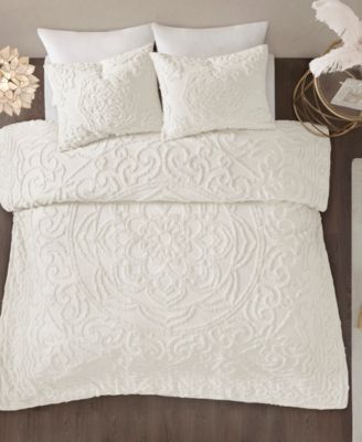 Madison Park комплект покрывала Laetitia Medallion, 3-Pc., Full/Queen