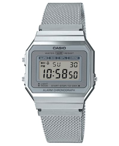 Унисекс часы Casio Digital, стальной браслет, 35.5mm