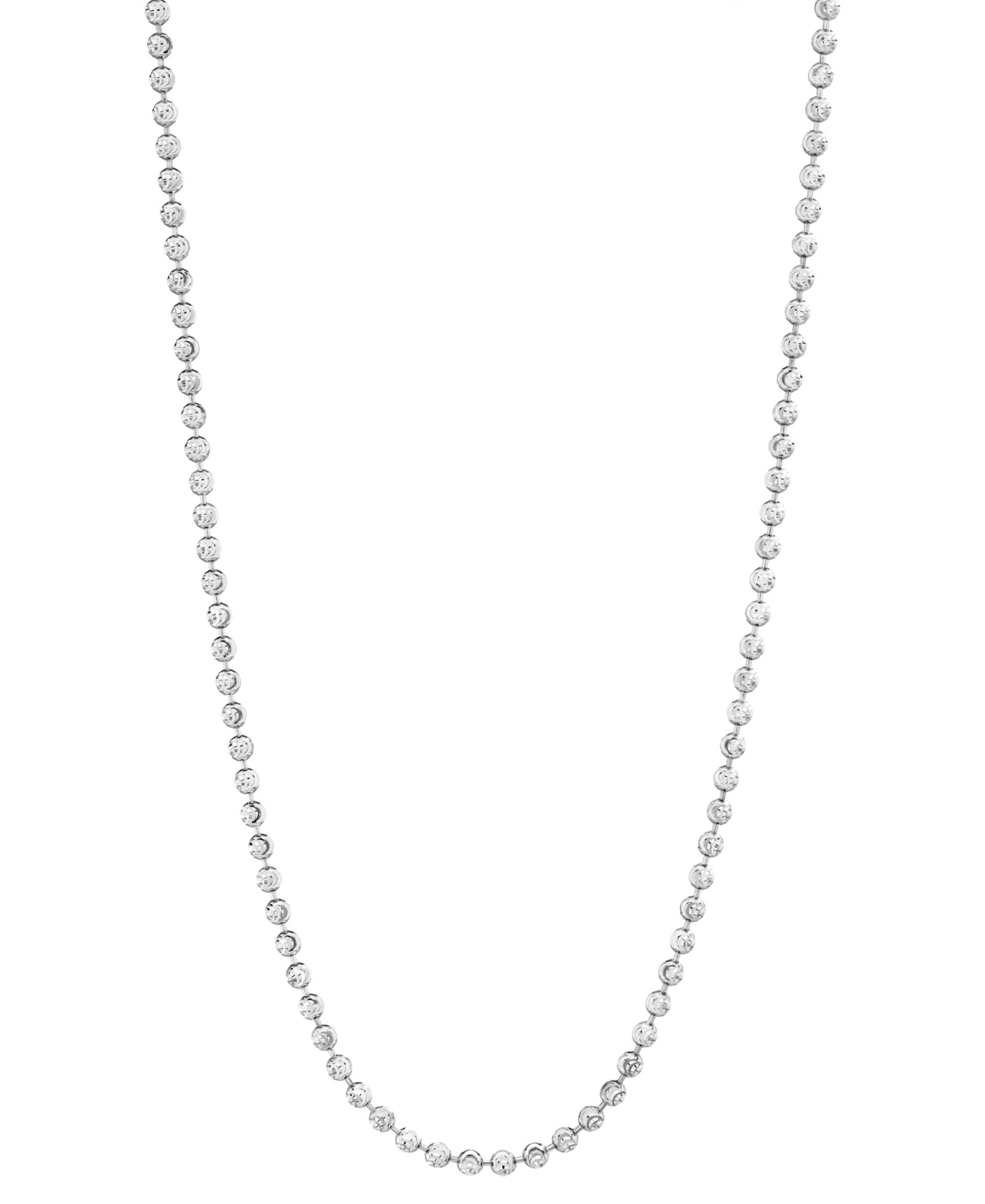 Italian Gold Цепочка ожерелье Moon Link 18" из 14k Gold
