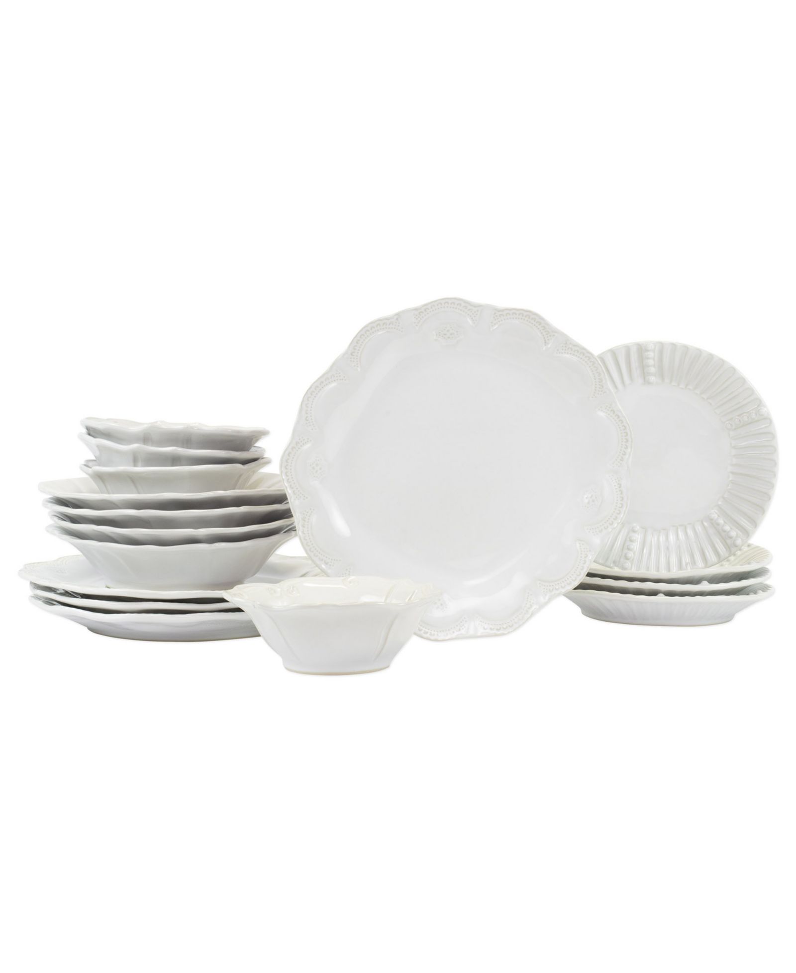 Vietri Incanto Stone 16 Pc. Dinnerware Set, Service for 4