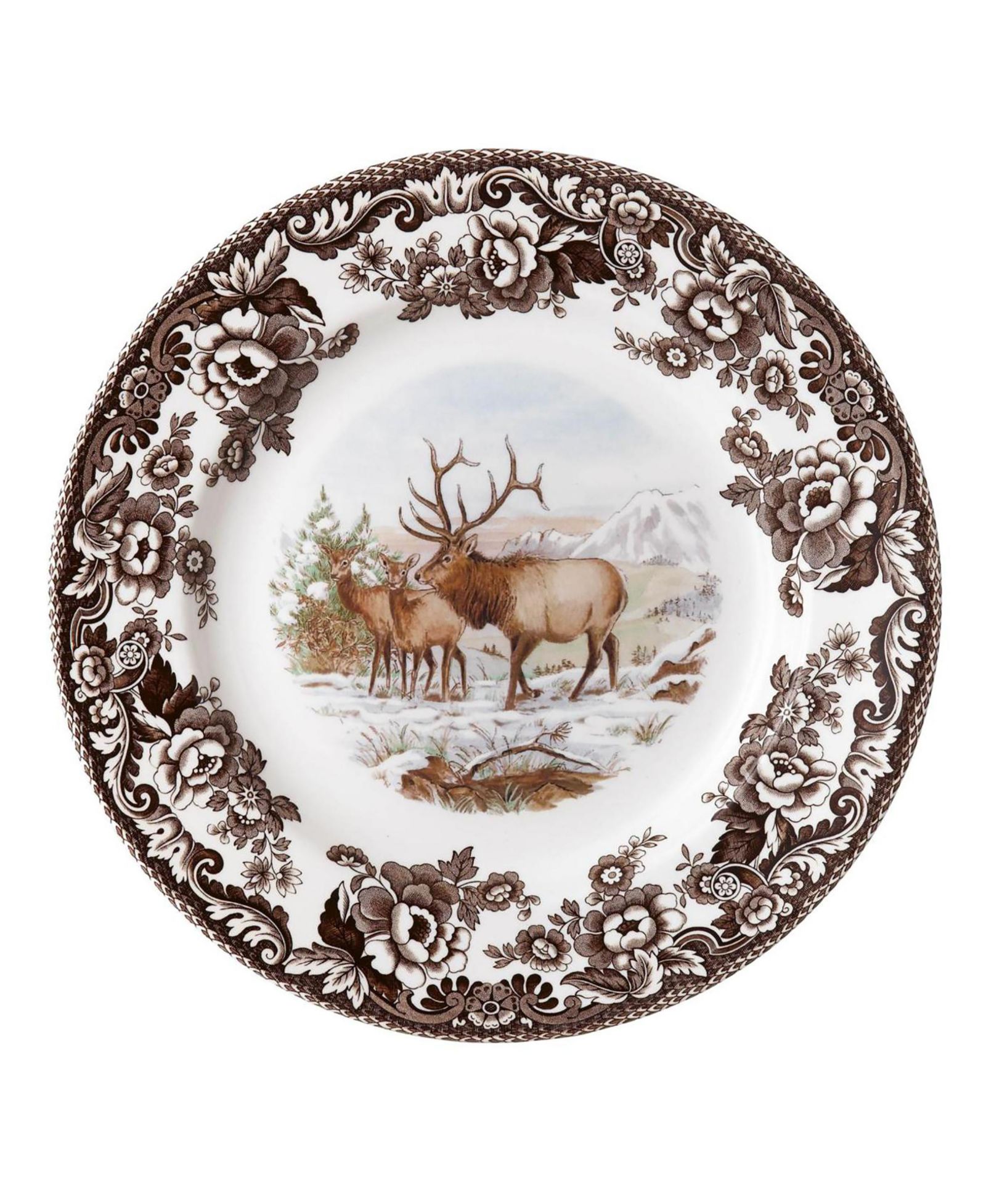 Spode тарелка Woodland Elk