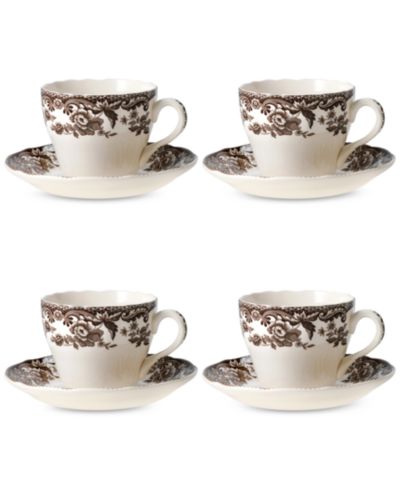 Набор из 4 чашек и блюдец Spode Delamere