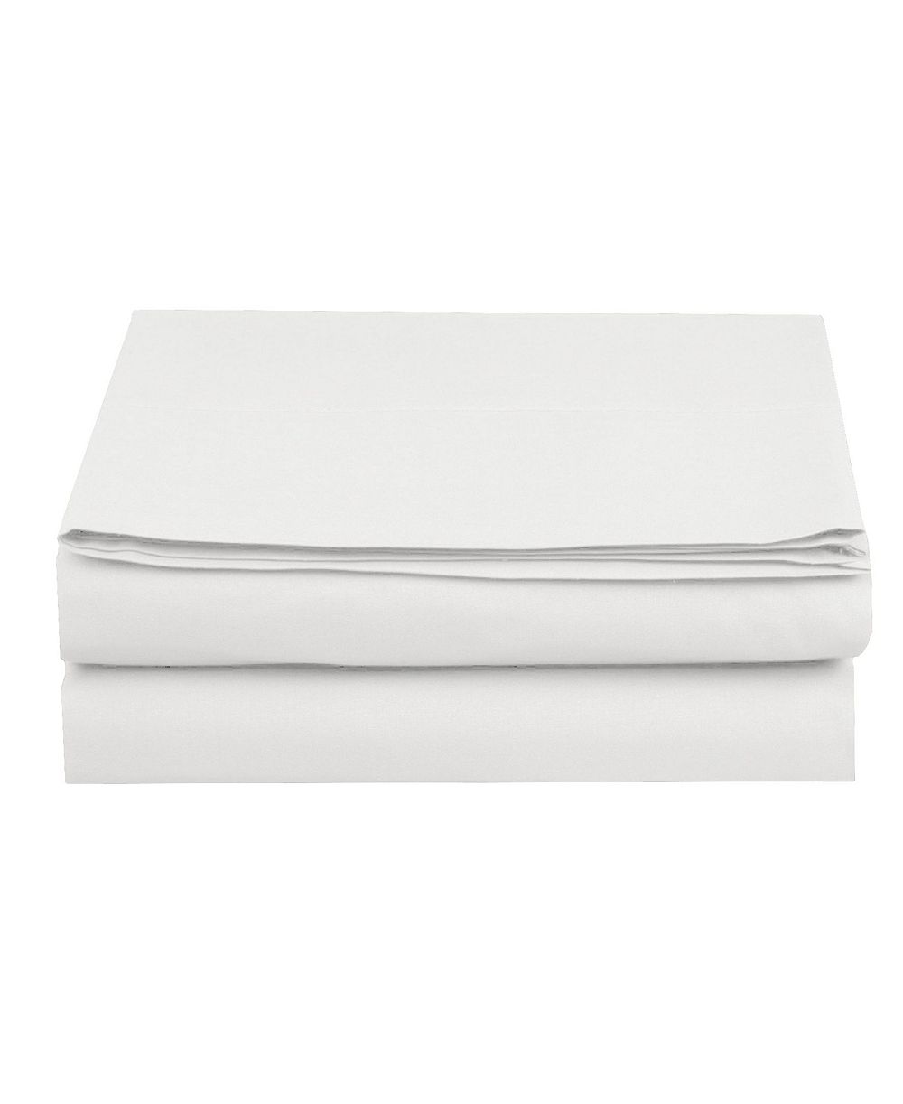 Elegant Comfort Silky Soft Flat Sheet, King