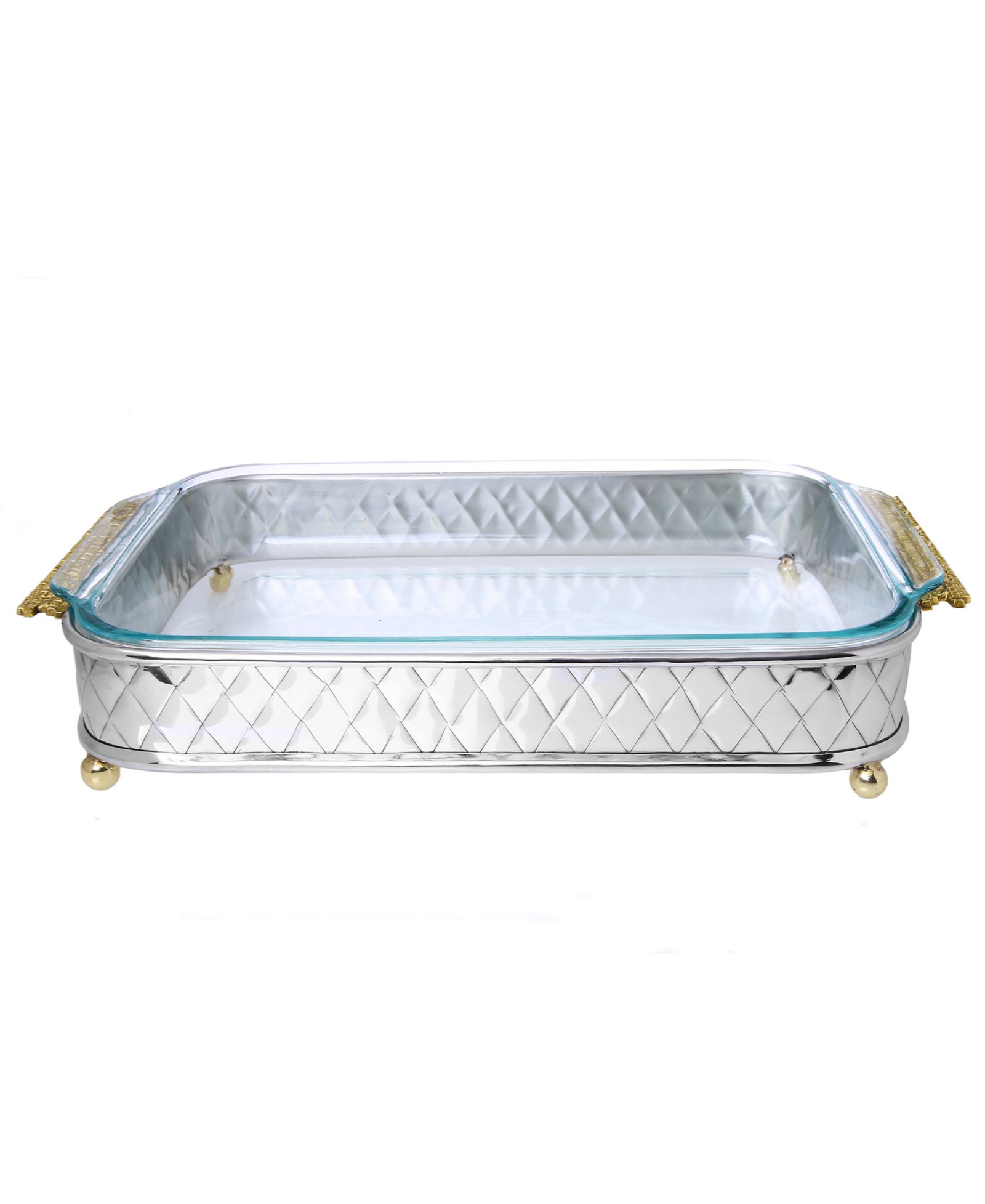 Держатель Classic Touch 15.5" Pyrex с мозаичными ручками