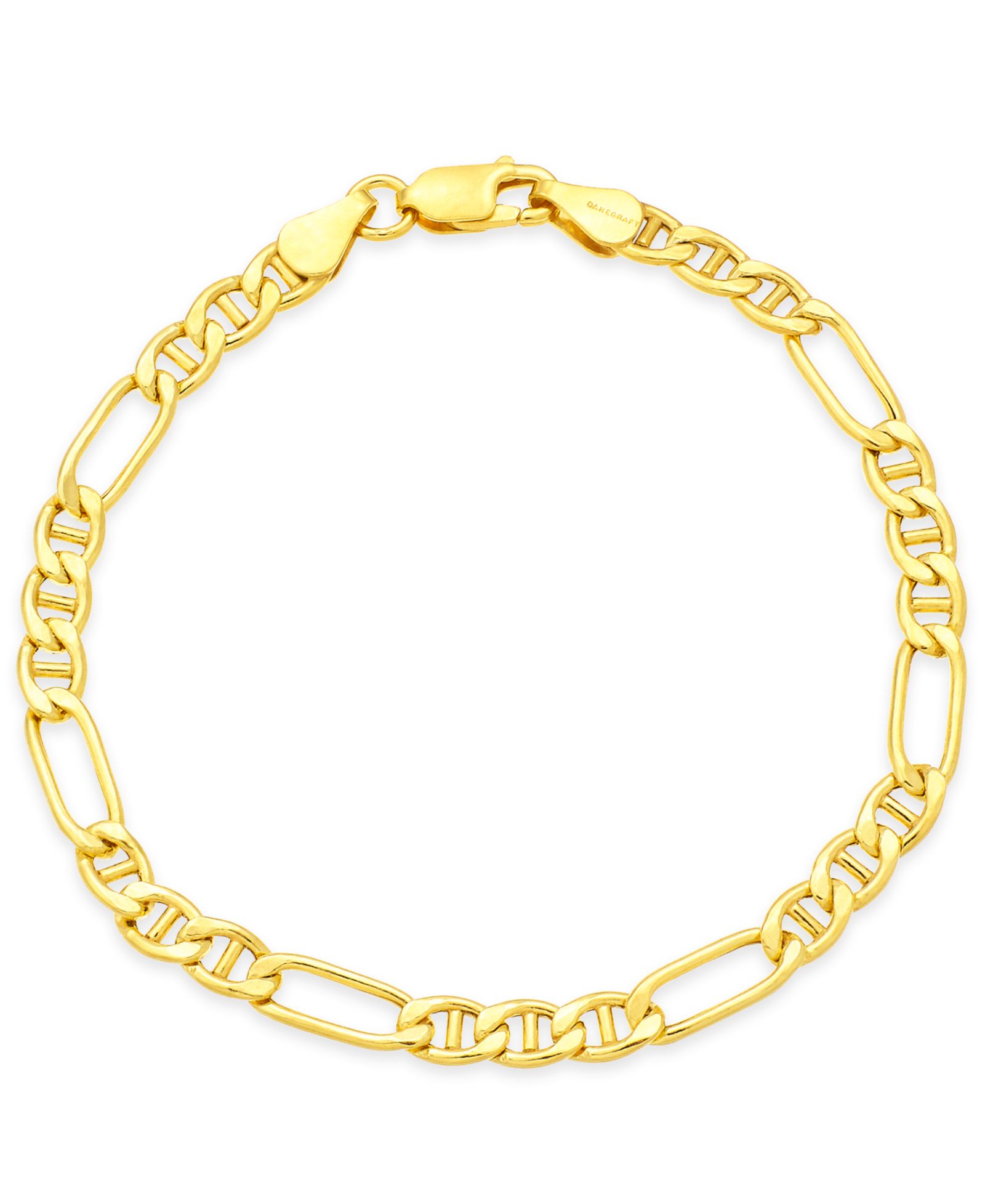 Giani Bernini Figaro Chain браслет из позолоченного стерлингового серебра