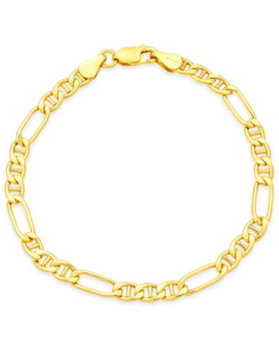 Giani Bernini Figaro Chain браслет из позолоченного стерлингового серебра