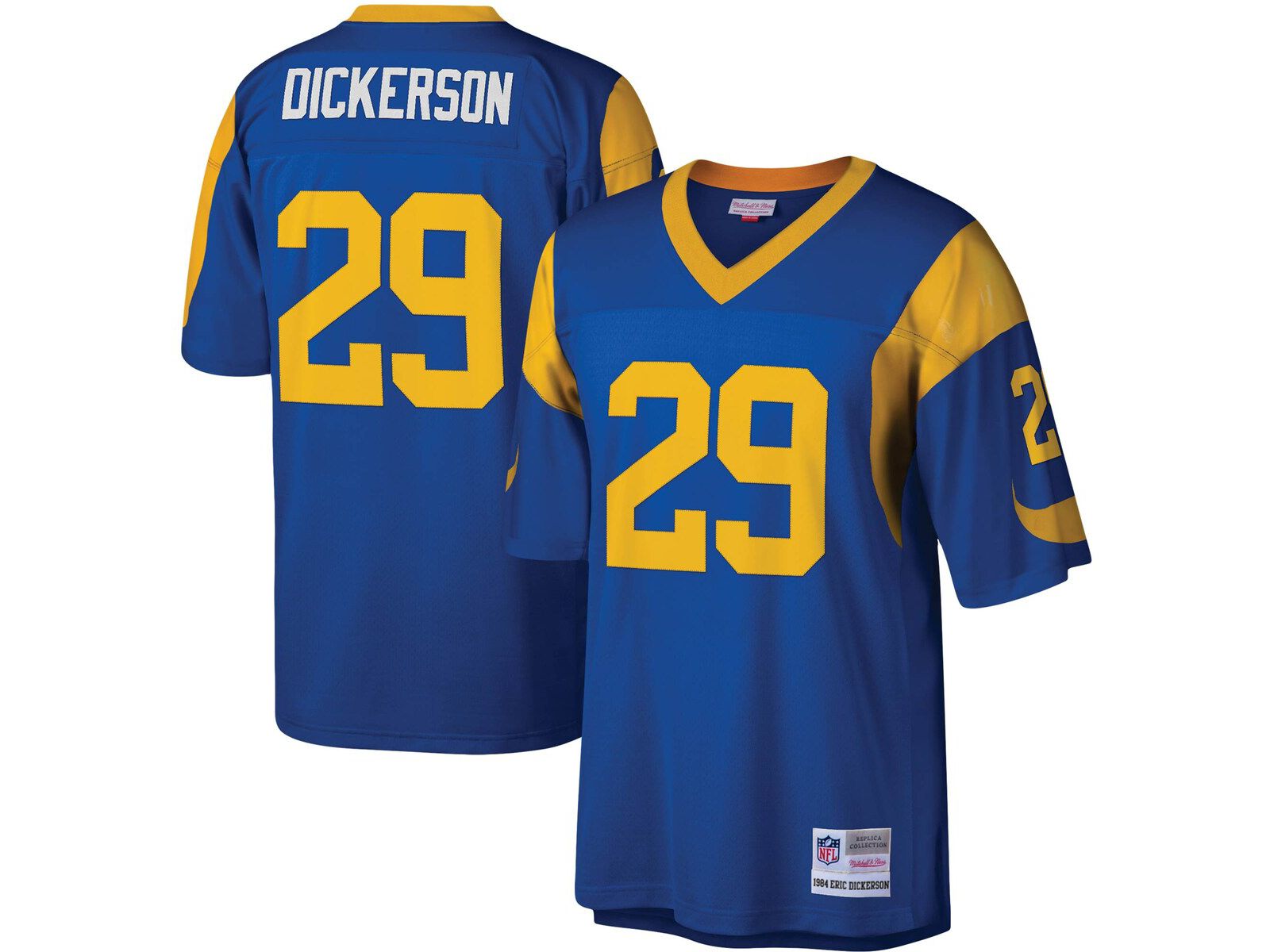 Мужская джерси Mitchell & Ness Eric Dickerson Royal Los Angeles Rams Legacy Replica