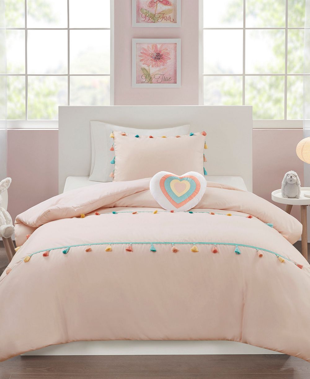 Intelligent Design Tessa Tassel 4-Pc. Comforter Set, Full/Queen