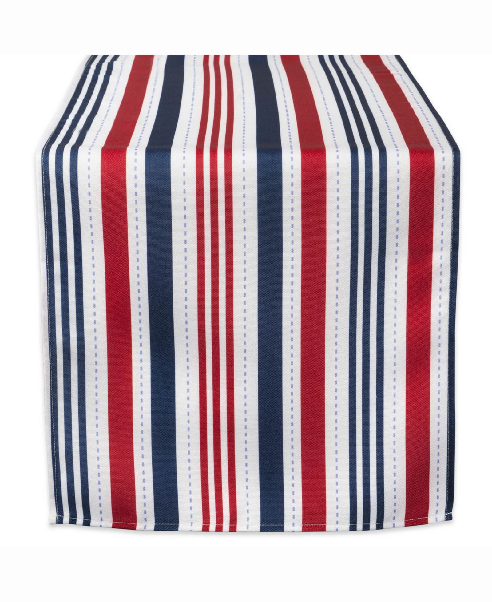 Patriotic Stripe Outdoor Table Runner 14" X 108"