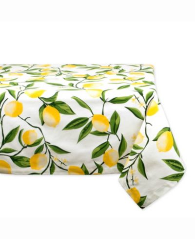 Скатерть Lemon Bliss Print 52" X 52"