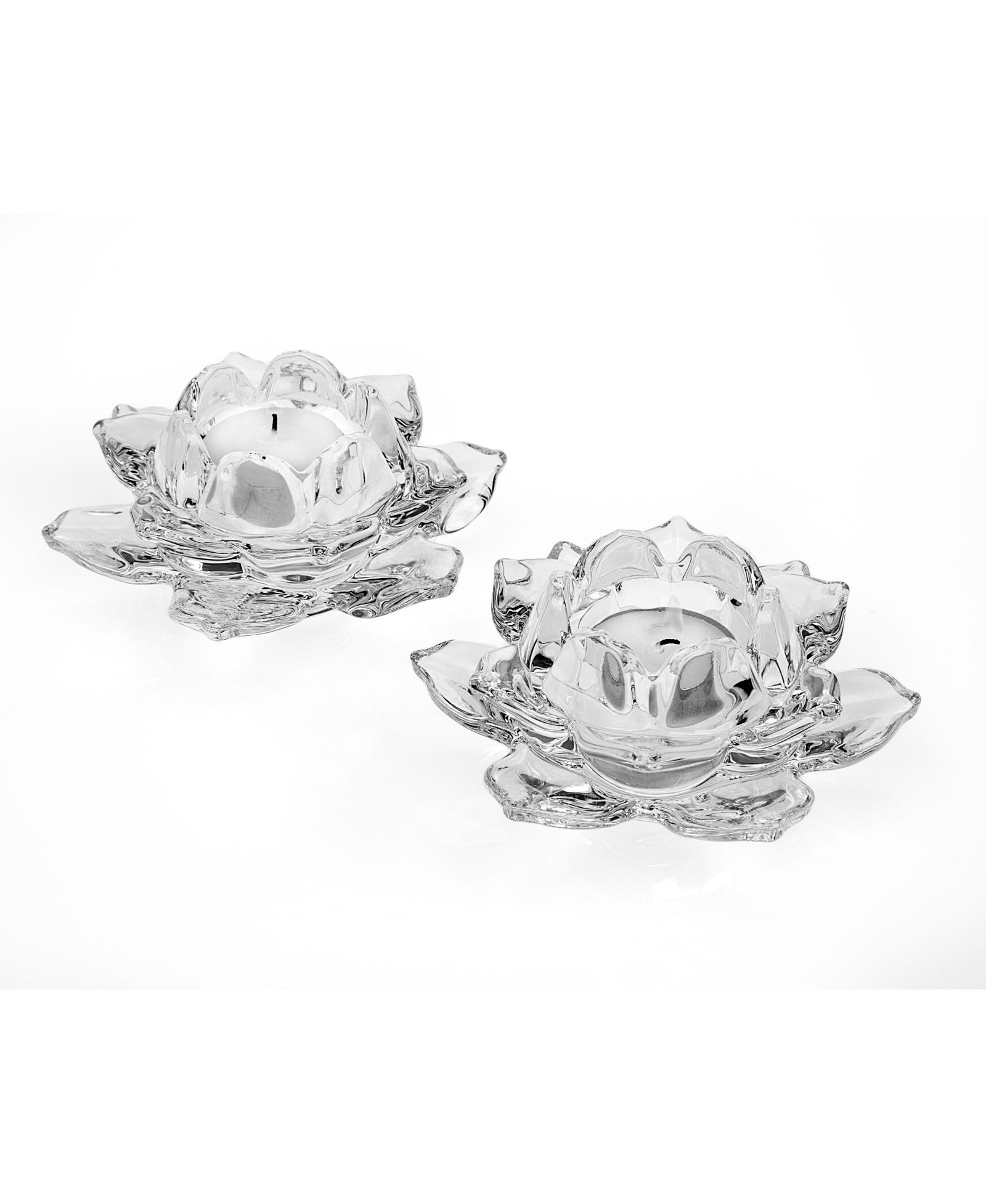 Подсвечник Godinger Lotus Votive Holder, набор из 2 шт