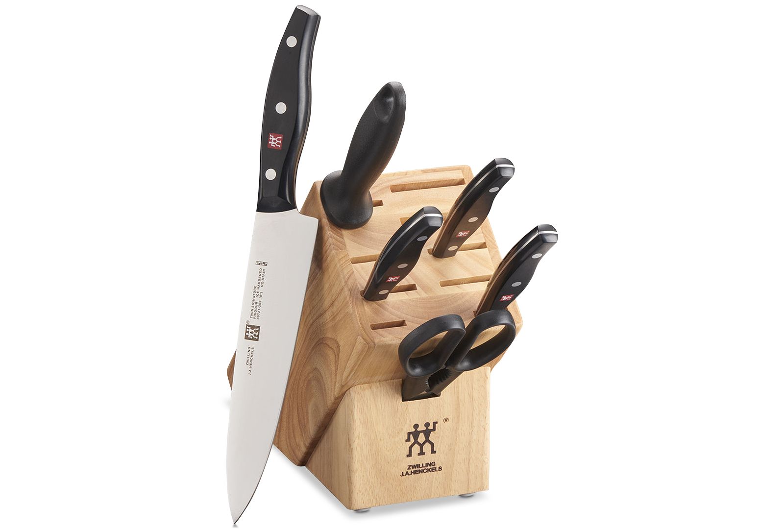 Zwilling Twin Signature 7 Piece Kitchen Cutlery Knife Block Set