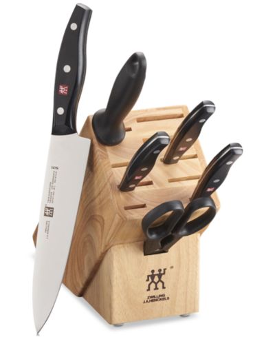 Zwilling Twin Signature 7 Piece Kitchen Cutlery Knife Block Set
