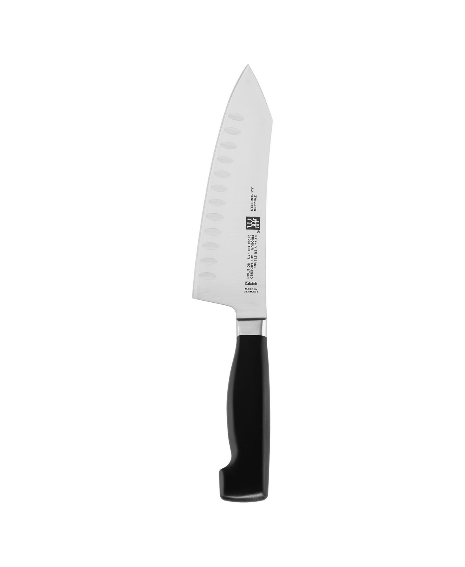 Zwilling Four Star 7" Hollow Edge Santoku Нож