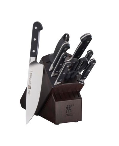 Набор ножей Zwilling Pro 10pc с подставкой из ореха