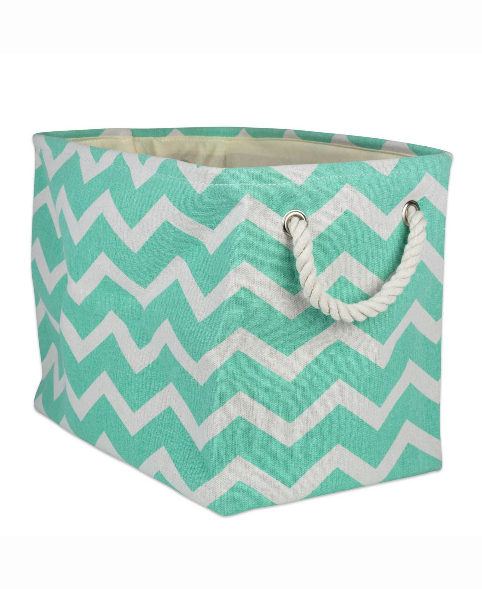 Design Import Storage Bin Chevron, Rectangle