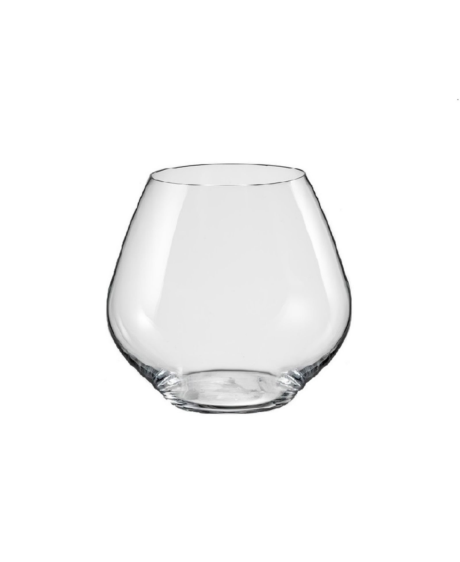 Red Vanilla Amoroso Stemless Wine Glass 14.75 Oz Set of 2