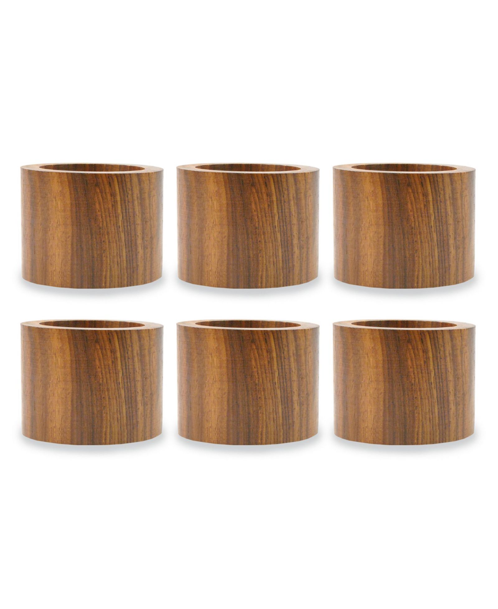 Набор из 6 деревянных колец для салфеток, Design Imports