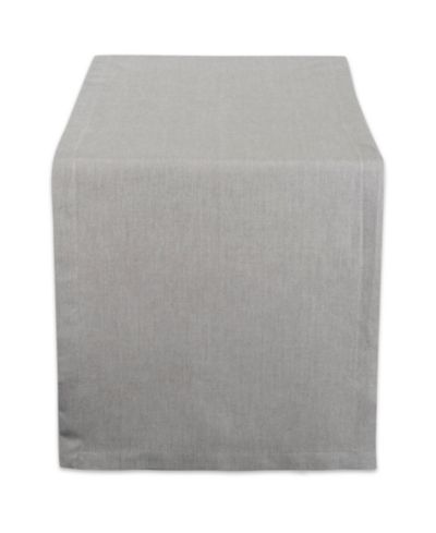 Дорожка для стола из однотонного шамбре 14" x 108"