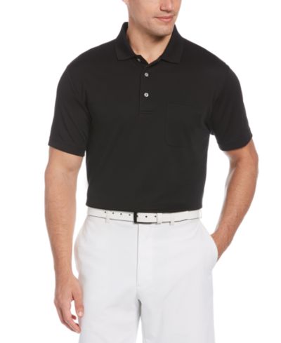 PGA TOUR Men's Airflux Mesh Golf Polo Shirt