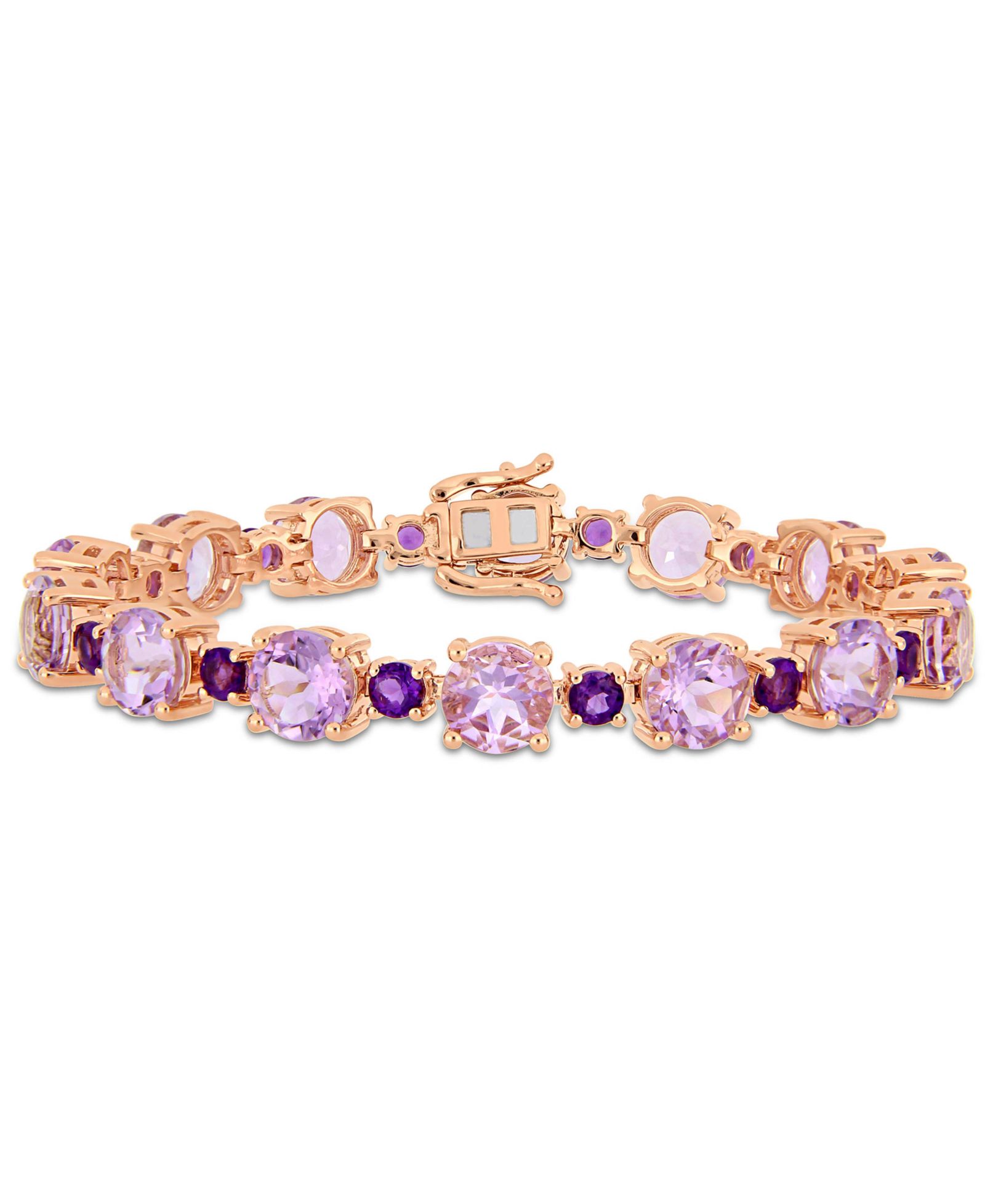 Браслет Tennis Pink Amethyst (24-5/8 ct.t.w.) в стерлинговом серебре