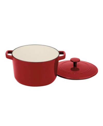 Круглая эмалированная кастрюля Cuisinart Chefs Classic Cast Iron, 5-Qt.