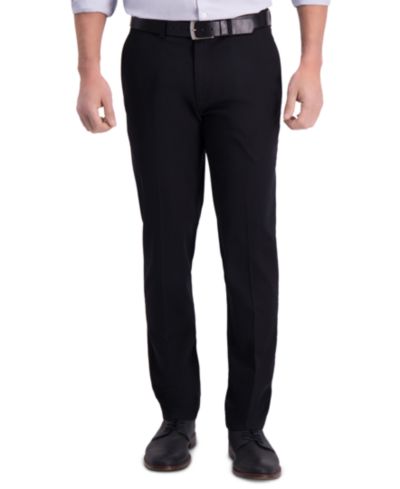 Haggar Men’s Iron Free Premium Khaki Slim-Fit Flat-Front Pant