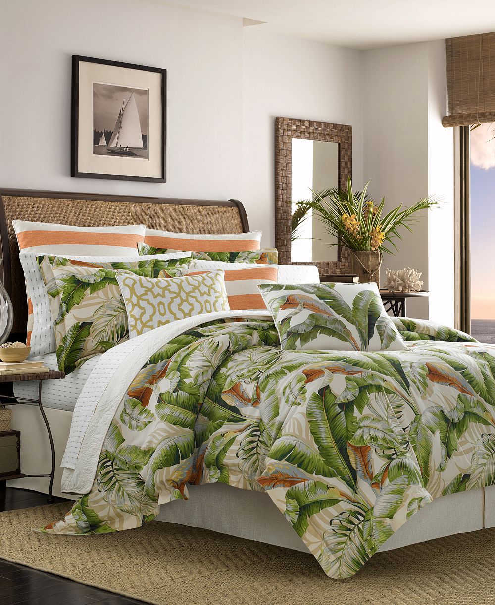 Tommy Bahama Home reversible комплект постельного белья Palmiers, Queen
