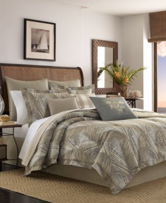 Tommy Bahama Home двустороннее стеганое покрывало Raffia Palms, California King