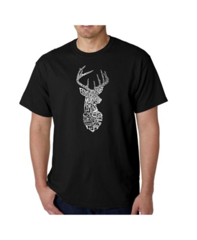 Мужская футболка LA Pop Art Word Art - Types of Deer