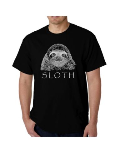 LA Pop Art Мужская футболка с принтом Word Art - Sloth