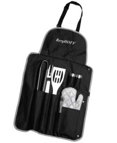 BergHOFF Cubo 9-Pc. Stainless Steel BBQ Set with Wrap