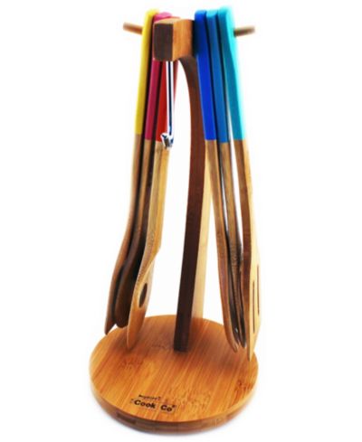 BergHOFF Cooknco 7-Pc. Bamboo Banana Utensil Set